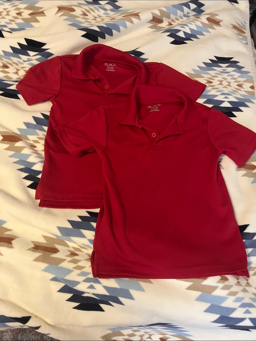 The Children's Place Red Short-Sleeve Polo Pair